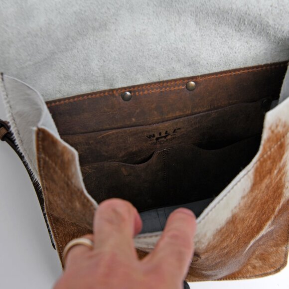 Will Leather Goods Limited "Simple Western Collection" natural hide backpack - Picture 6 of 10